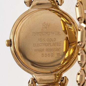 Raymond Weil, rannekello, 31 mm, kultapintainen metalli, kvarts,