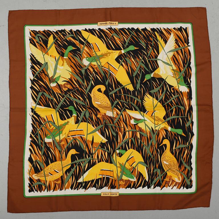SCARF, "Cols vertes" Hermès.