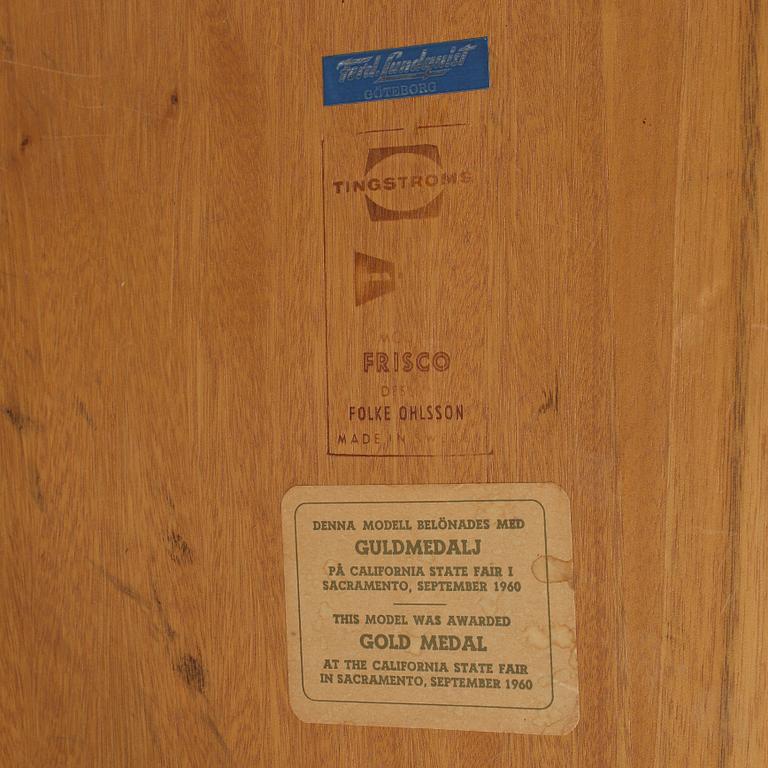 SOFFBORD, "Frisco", Folke Ohlsson, Tingströms, 1950/60-tal.