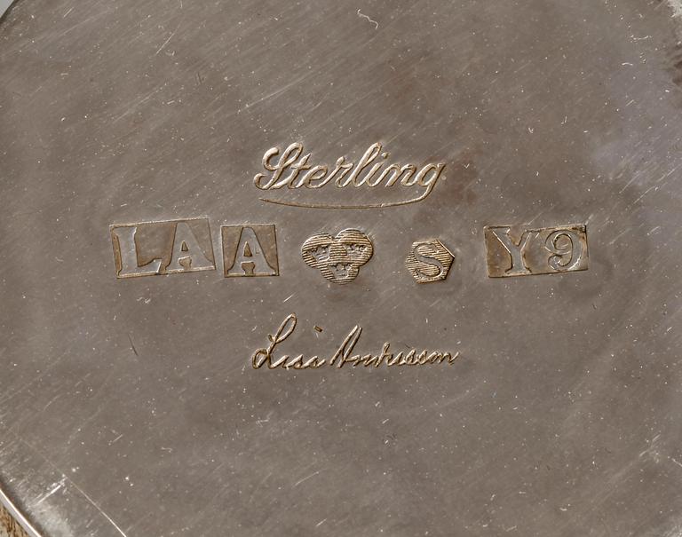 BÄGARE, silver. Lisa Andersson, 1973.