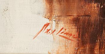 Axel Lind, oil on canvas, signed Axel Lind.