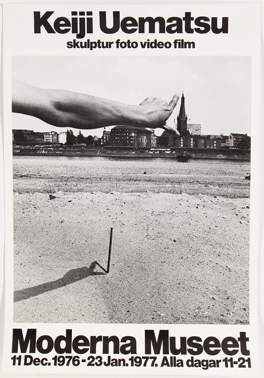 MODERNA MUSEET, utställningsaffischer, 7 stycken, 1960 - tal och framåt.