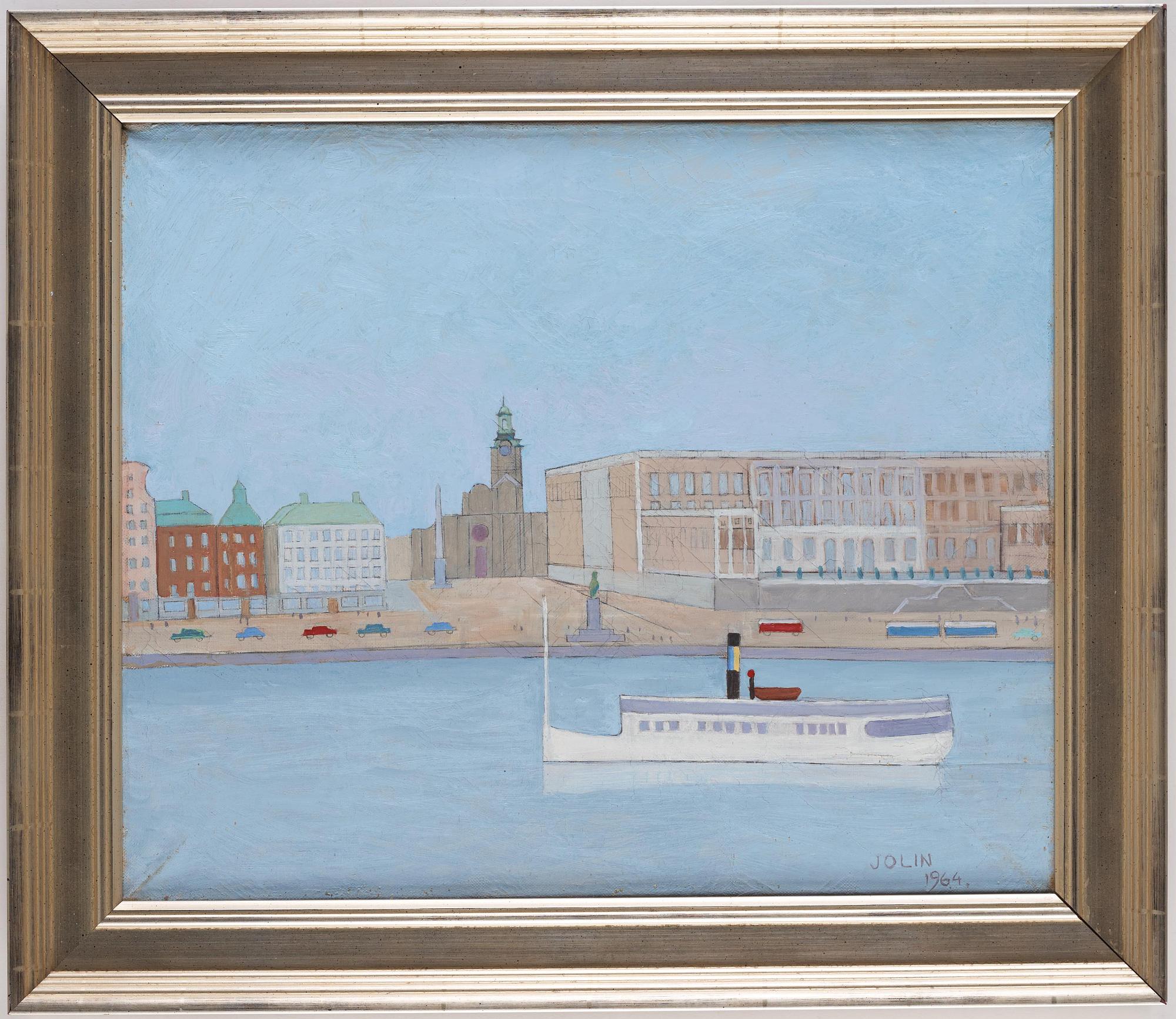 Einar Jolin, View towards Gamla Stan, Stockholm.