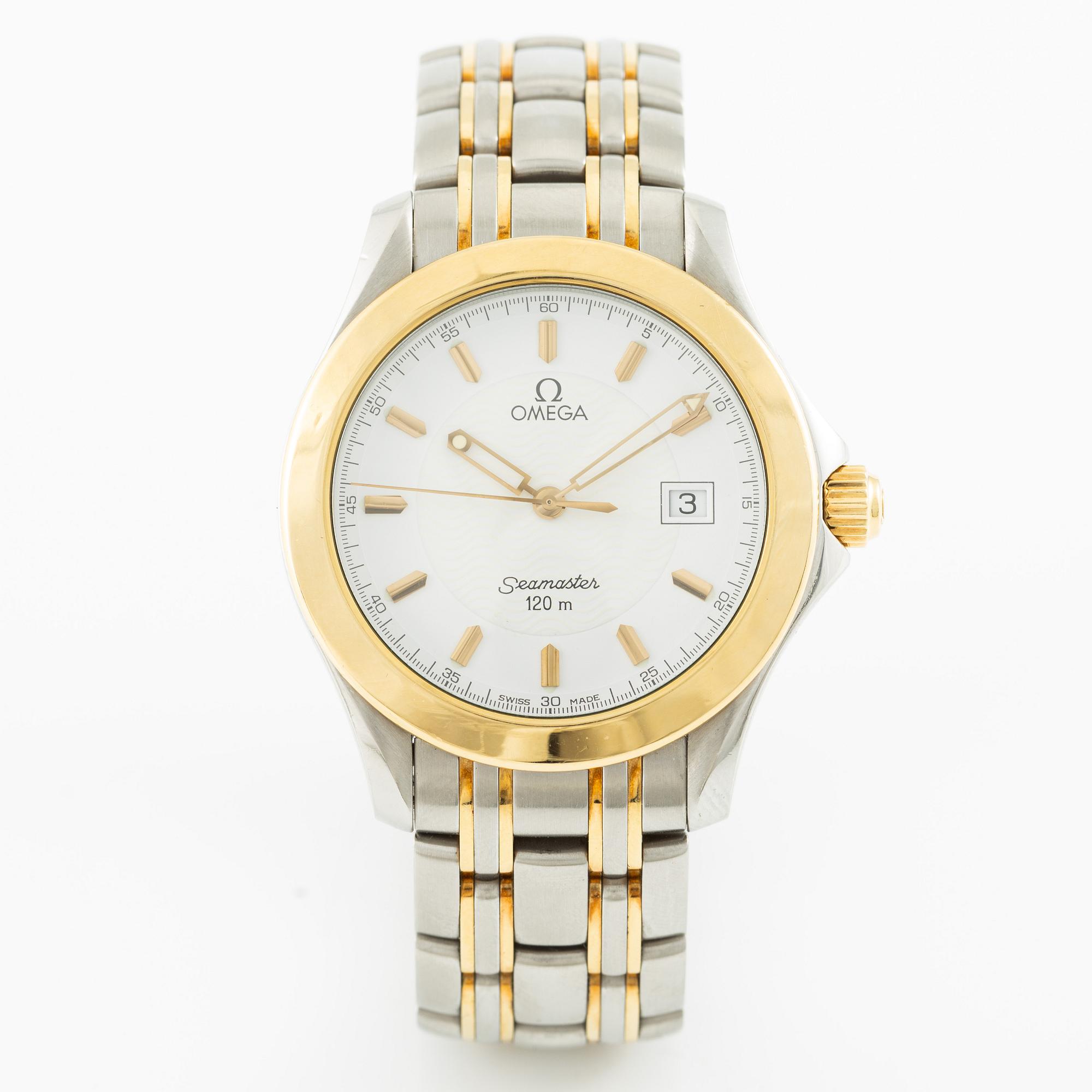 Omega, Seamaster, 120m, wristwatch, 36 mm.