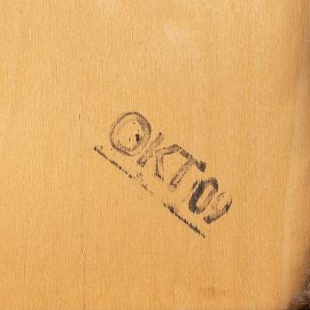 Yngve Ekström, fåtölj med fotpall, "Lamino", Swedese.