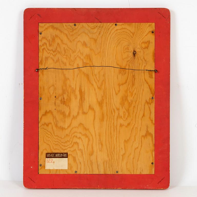 Hans-Agne Jakobsson, a mirror, mid 20th century, signed Lisa J Åhus -53.