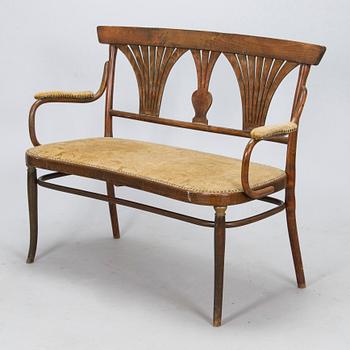 Thonet, a set of six chairs, an armchairs and a sofa, Austria, early 20th century.