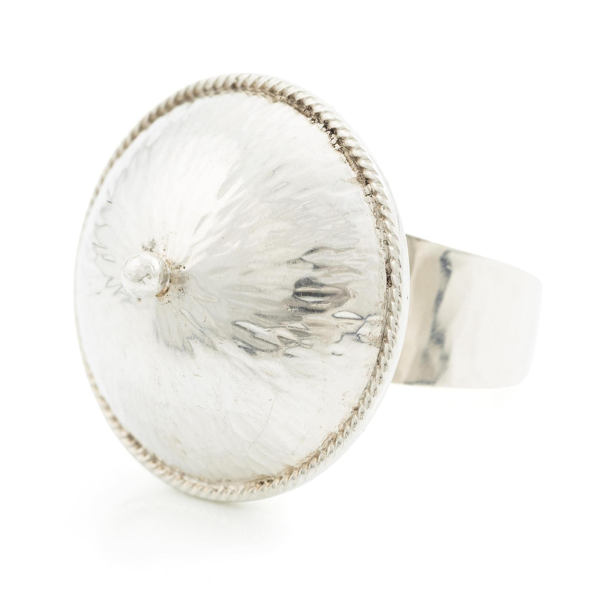 Rosa Taikon, a ring, sterling silver, Stockholm 1987.