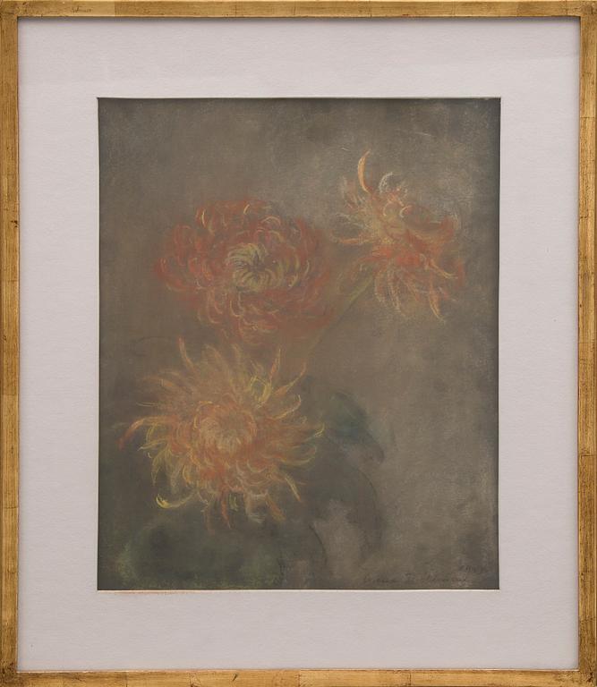 pastel, signed and dated 1947.