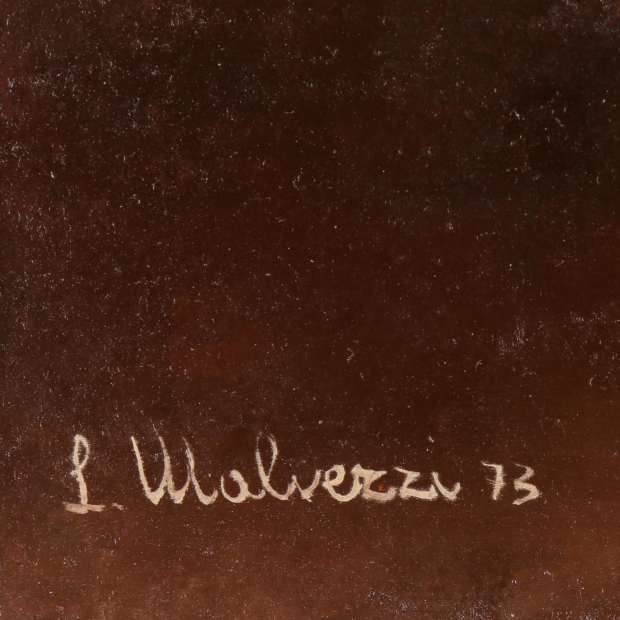 LALLA MALVEZZI, olja på duk, signerad och daterad (19)73.