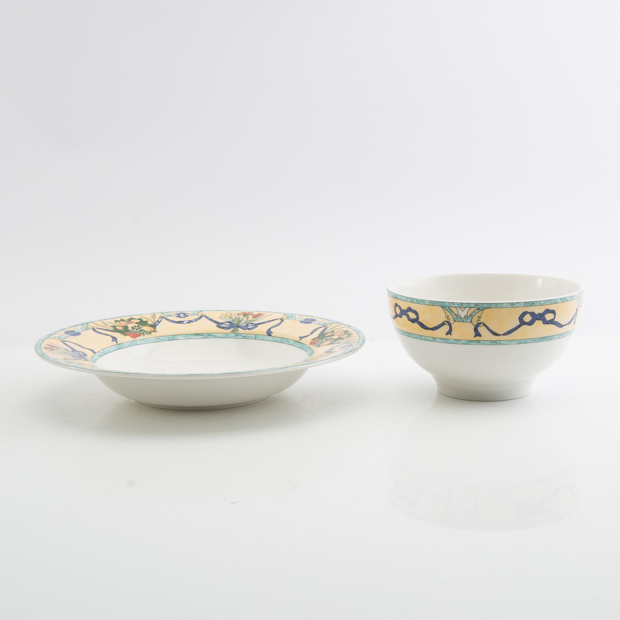 Service 76 pcs "Castellina" Villeroy & Boch/Cittá & Campagna, Germany late 20th century.