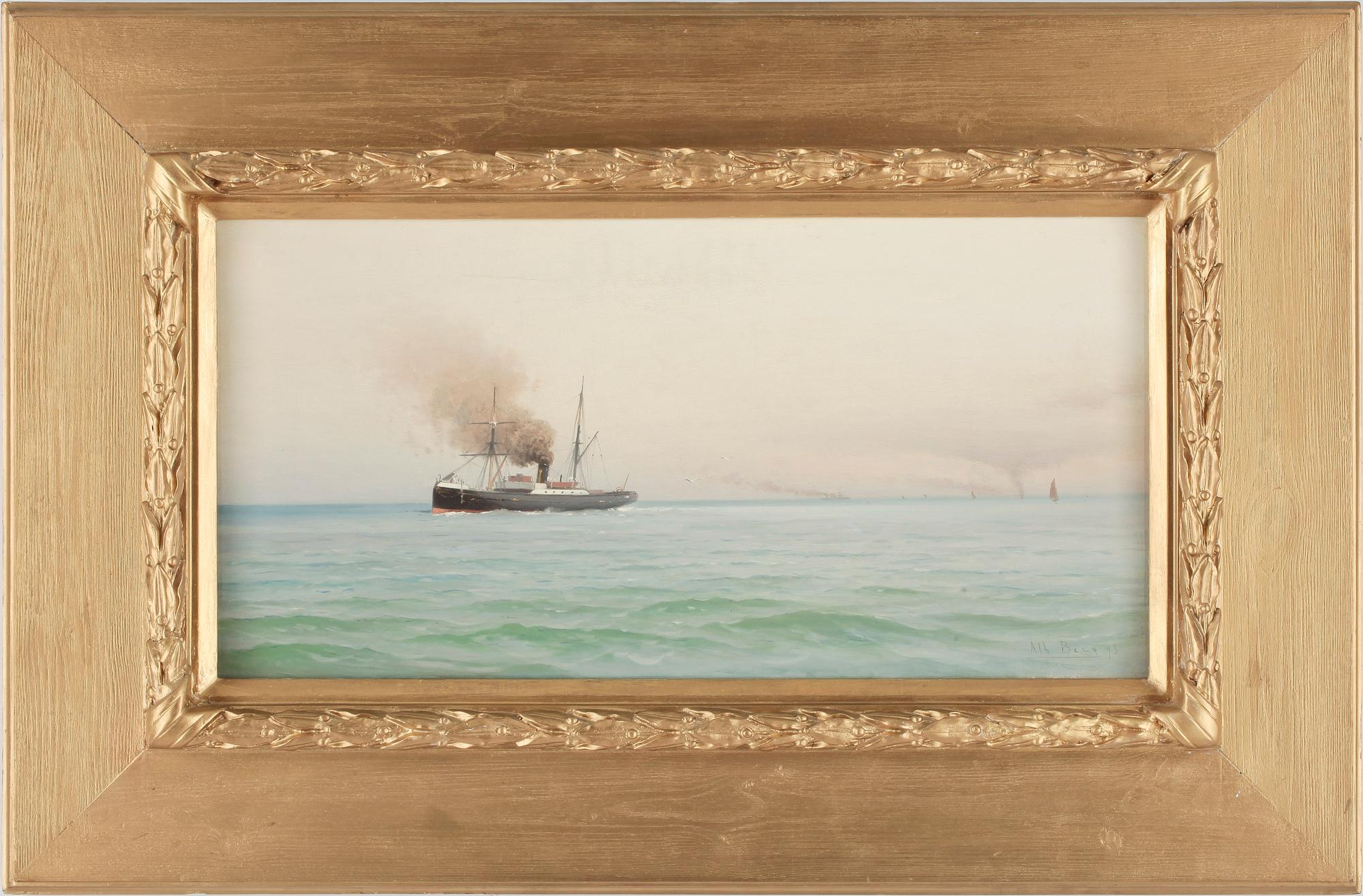 ALBERT BERG, olja på duk, sign o dat Alb. Berg 93.