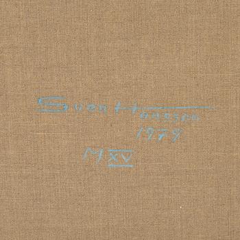 SVEN HANSSON, oil on canvas, signed and dated 1979 à tergo.