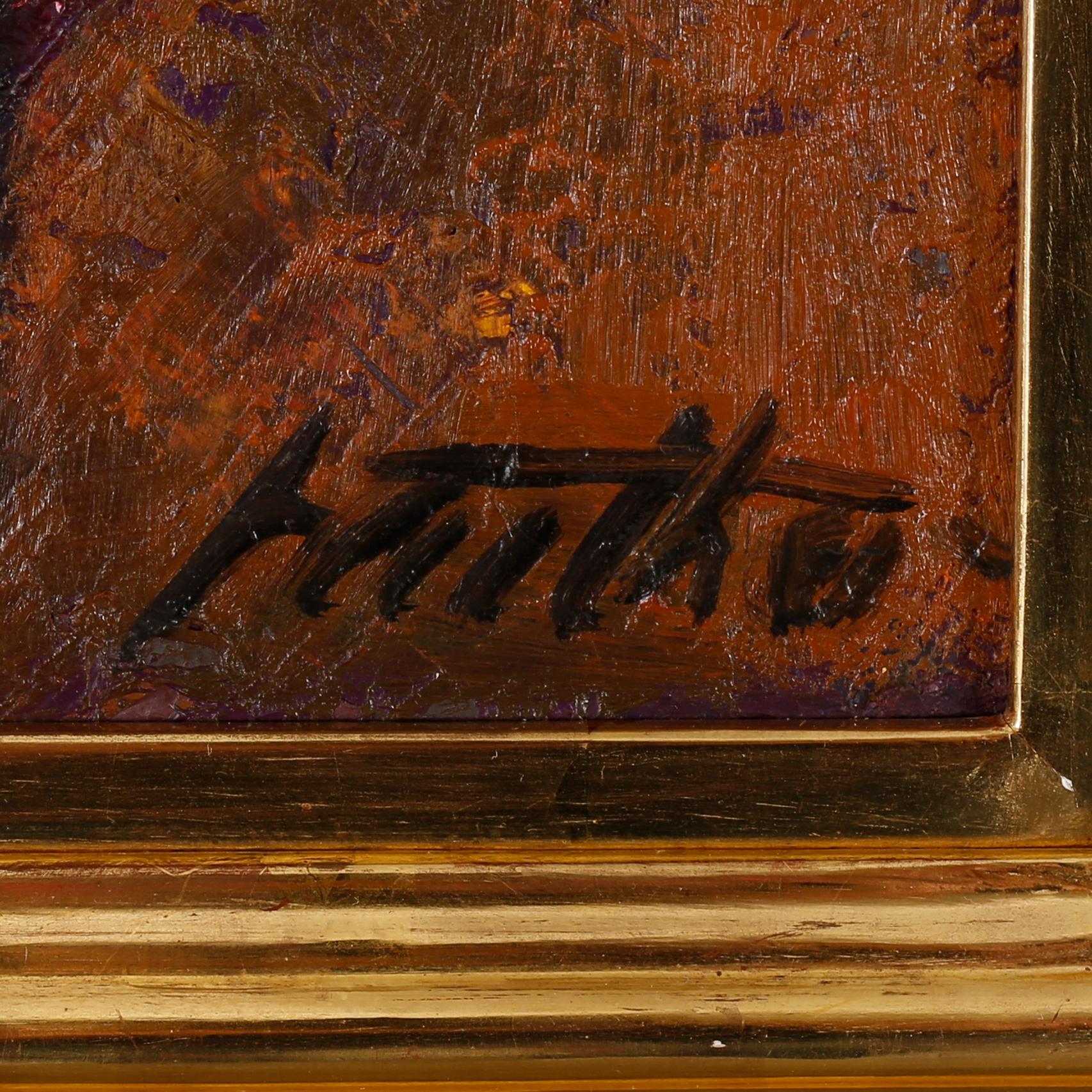 WOLF REUTHER, oil on canvas, signed.