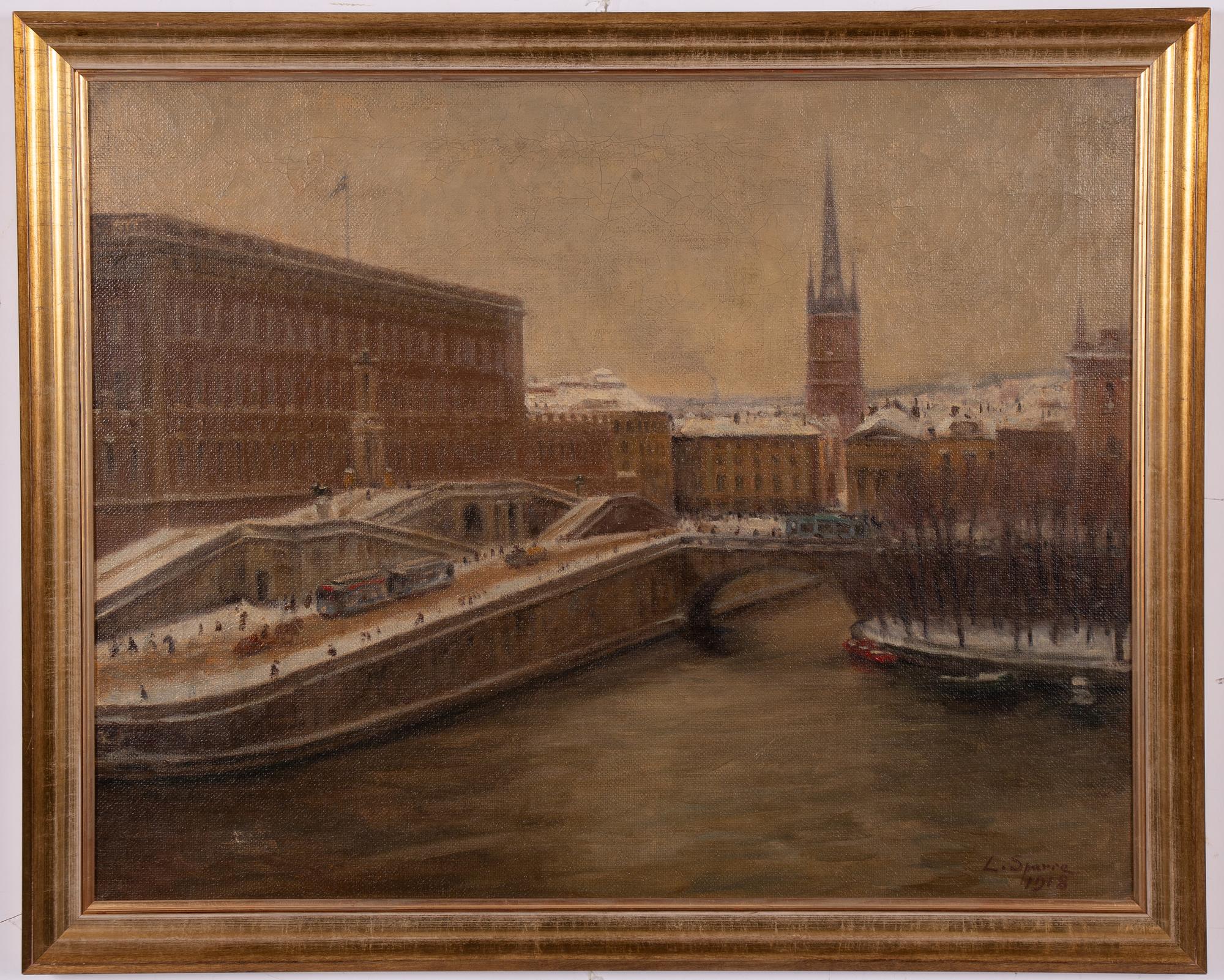 Louis Sparre, Stockholms slott.