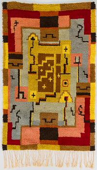 Kerttu Häiväläinen, ryijy, malli Neovius, noin 155 x 100 cm.