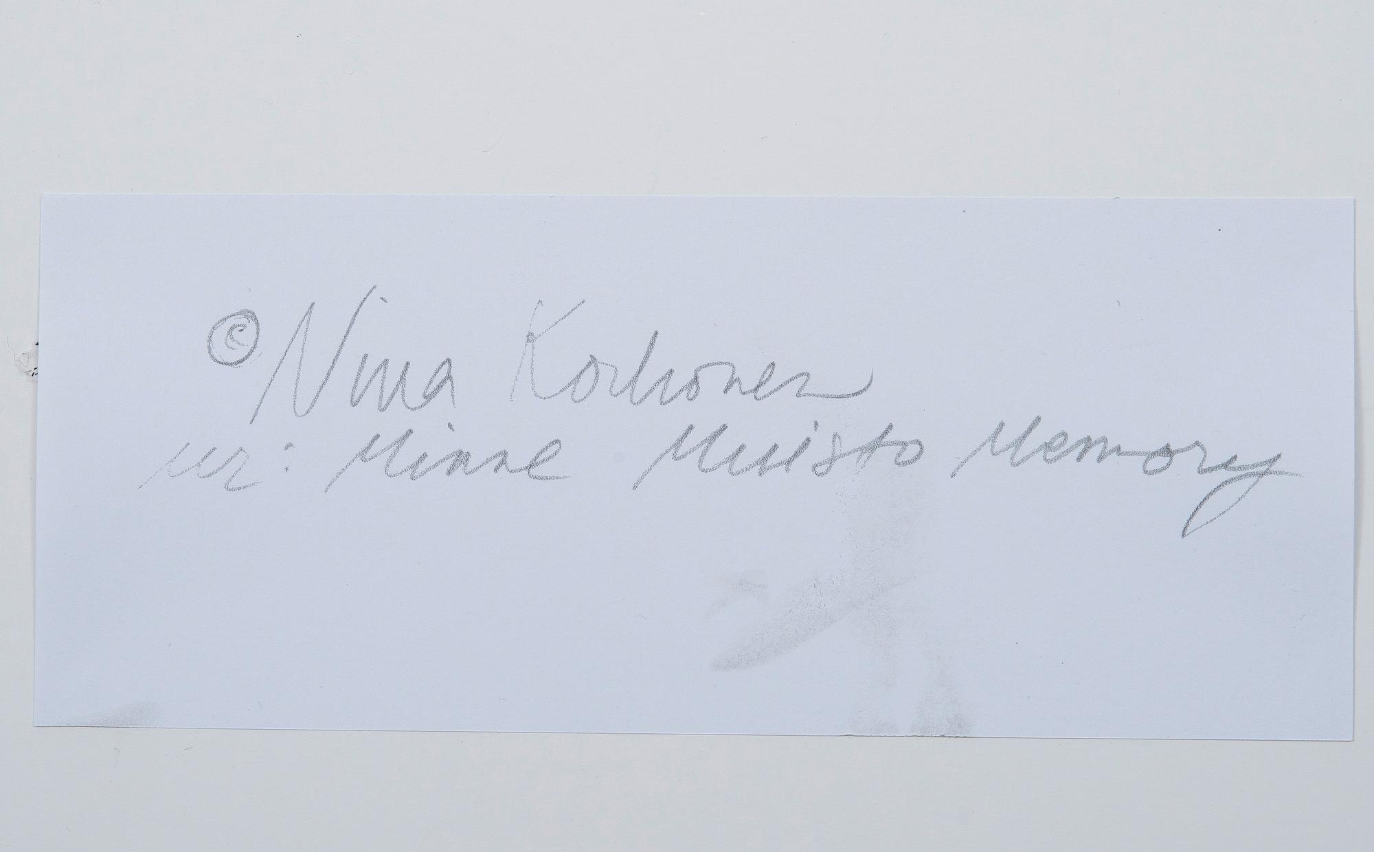 Nina Korhonen, "KATI VENEESSÄ".