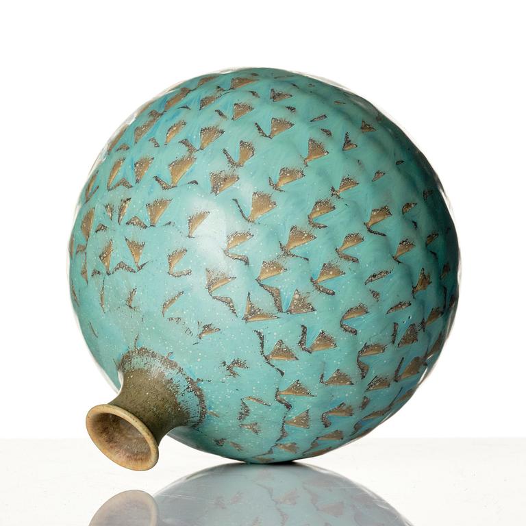 Stig Lindberg, a stoneware vase, Gustavsberg Studio, 1962.