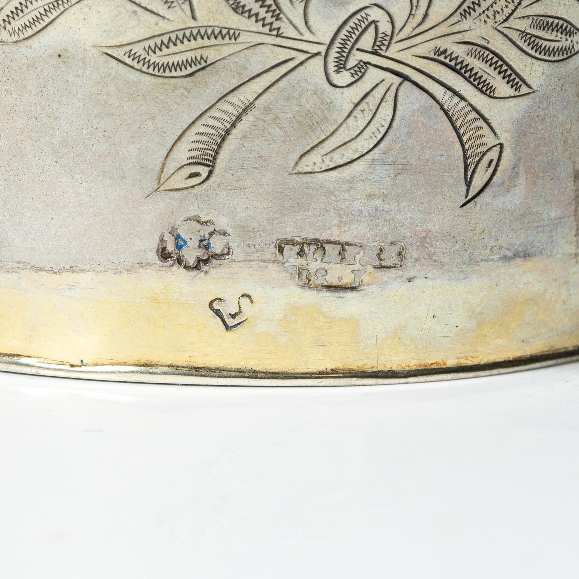 Bägare, silver, Königsberg, omkring år 1800.