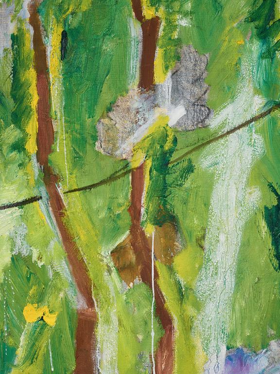 Alf Lindberg, "Landskap med telefonledning".