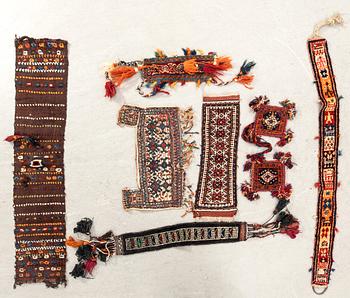 Horse and Donkey ornaments  7 pcs among others Kashgai, old-antiques.