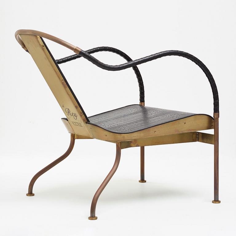 Mats Theselius, a pair of "el Rey" easy chairs by Källemo, Sweden, post 1999.