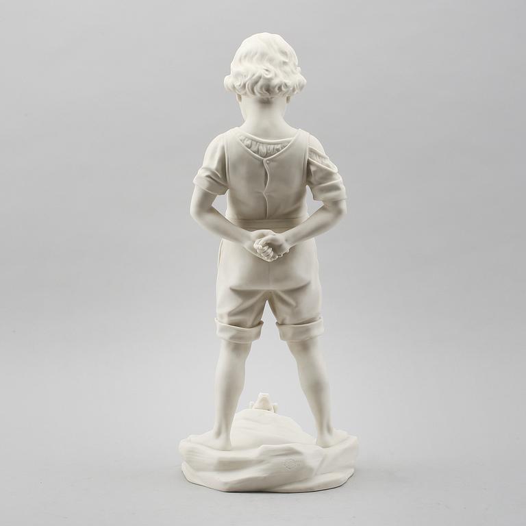 FIGUR, parian, Gustafsberg 1921.