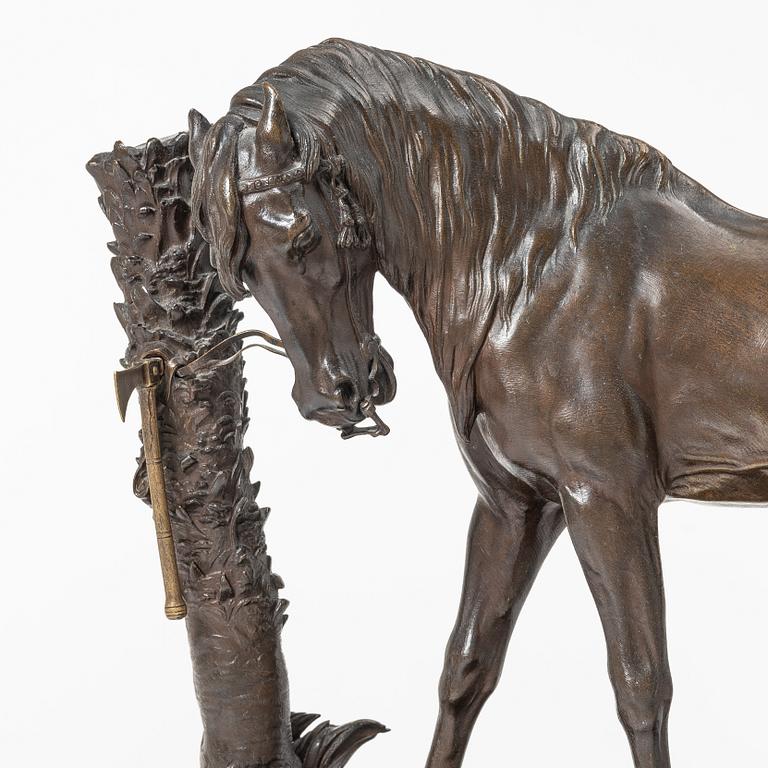 Pierre -Jules Mêne, After. "Cheval au Palmier".