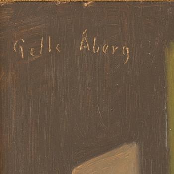 PELLE ÅBERG, oil on paper-panel, signed Pelle Åberg.