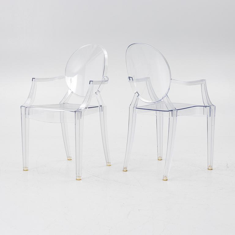 Philippe Starck, 9 armchairs, “Louis Ghost”, Kartell.
