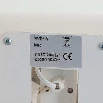 Eero Aarnio, pöytä/lattiavalaisin "Kubo", Innolux 2009.