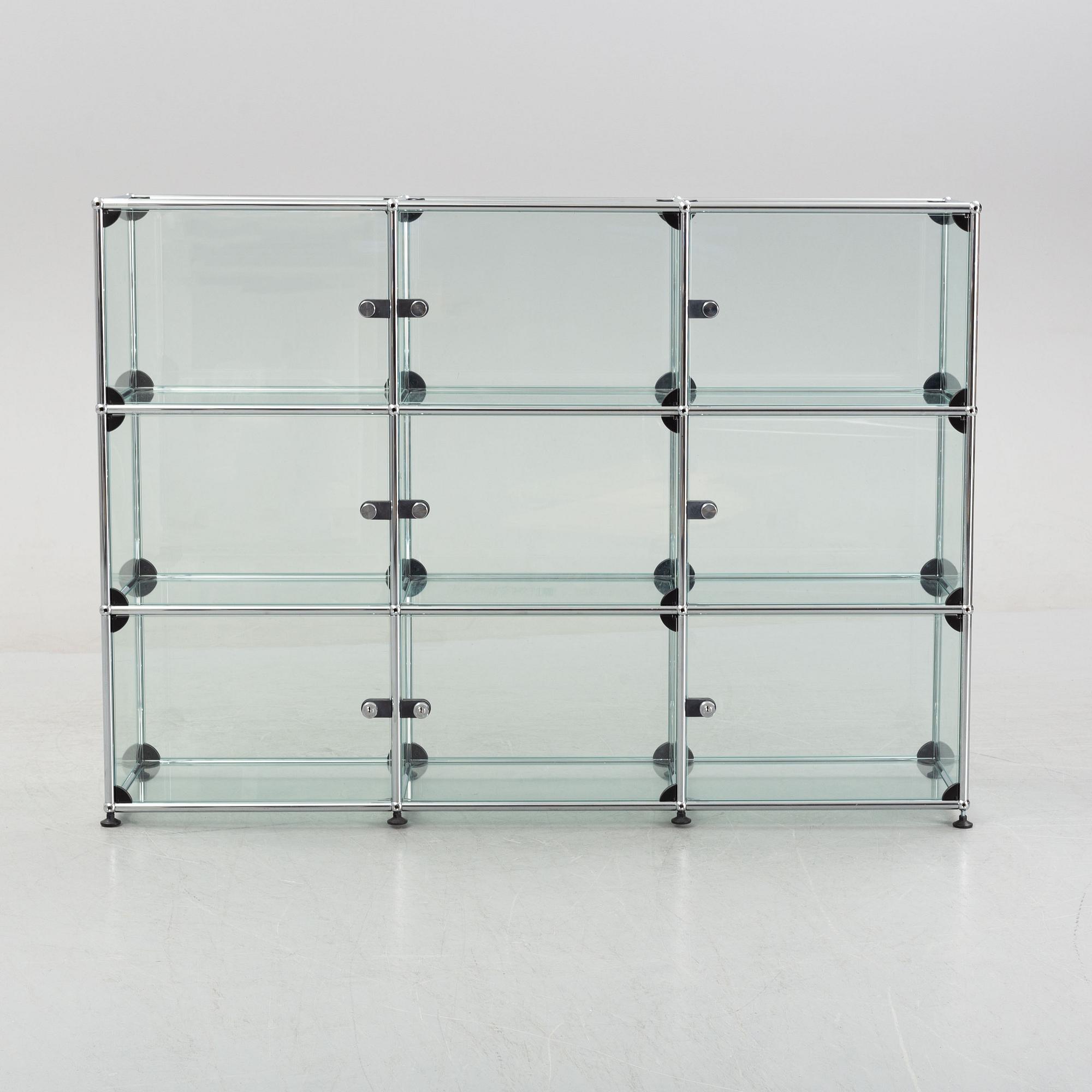 A 'USM Haller' module system by Haller & Schärer, second half of the 20th Century.