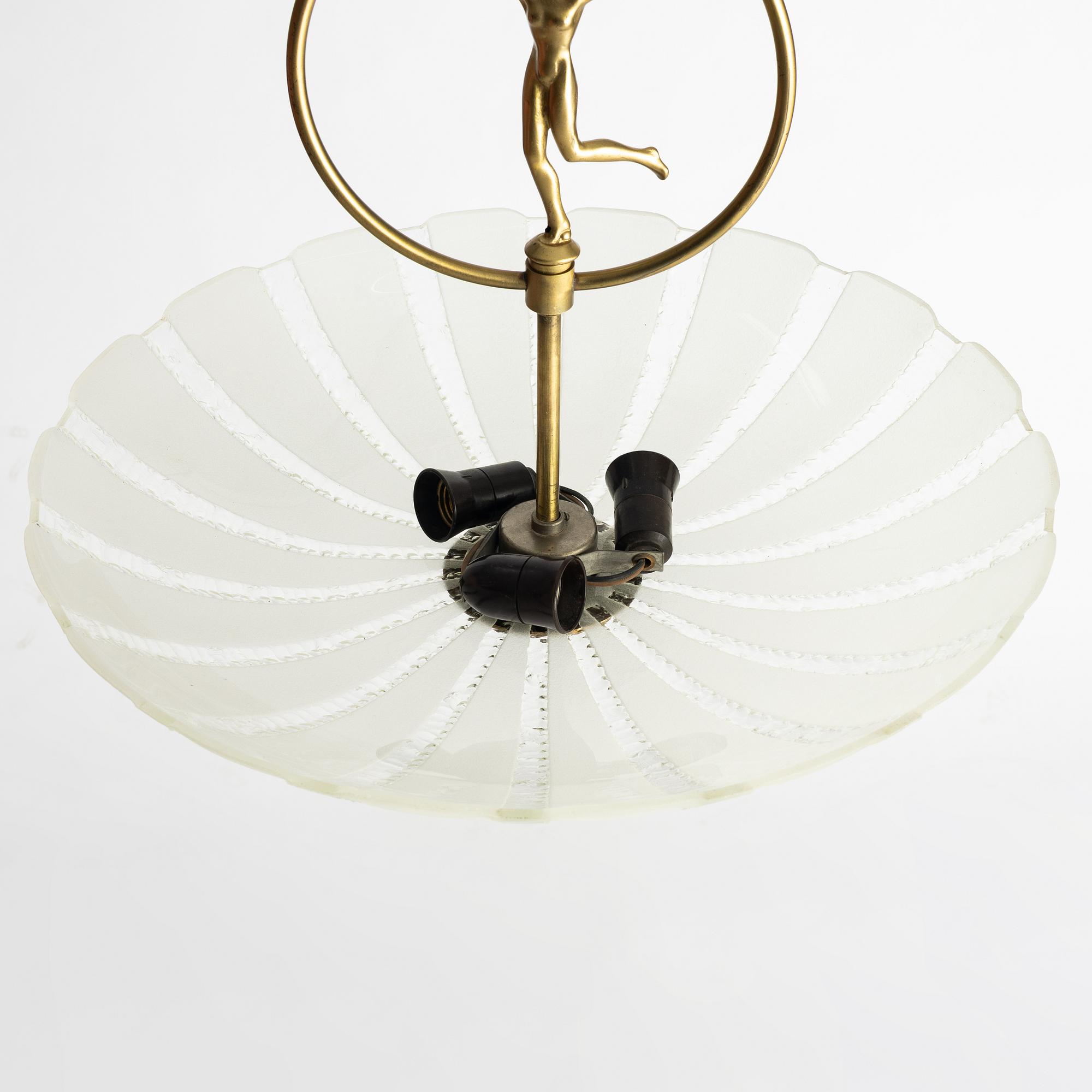 Ceiling lamp, Swedish Modern, first half of the 20th century.