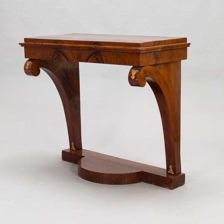 Peili ja konsolipöytä, 1800-luvun loppupuoli.