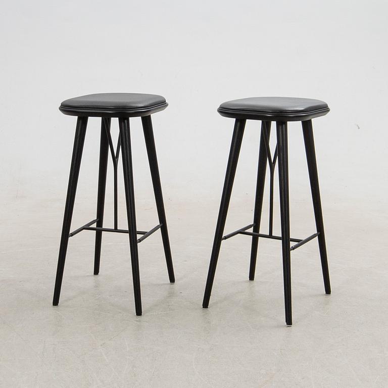 Space Copenhagen, barstolar, 6 st, "Spine", Fredericia, Danmark, 2019.