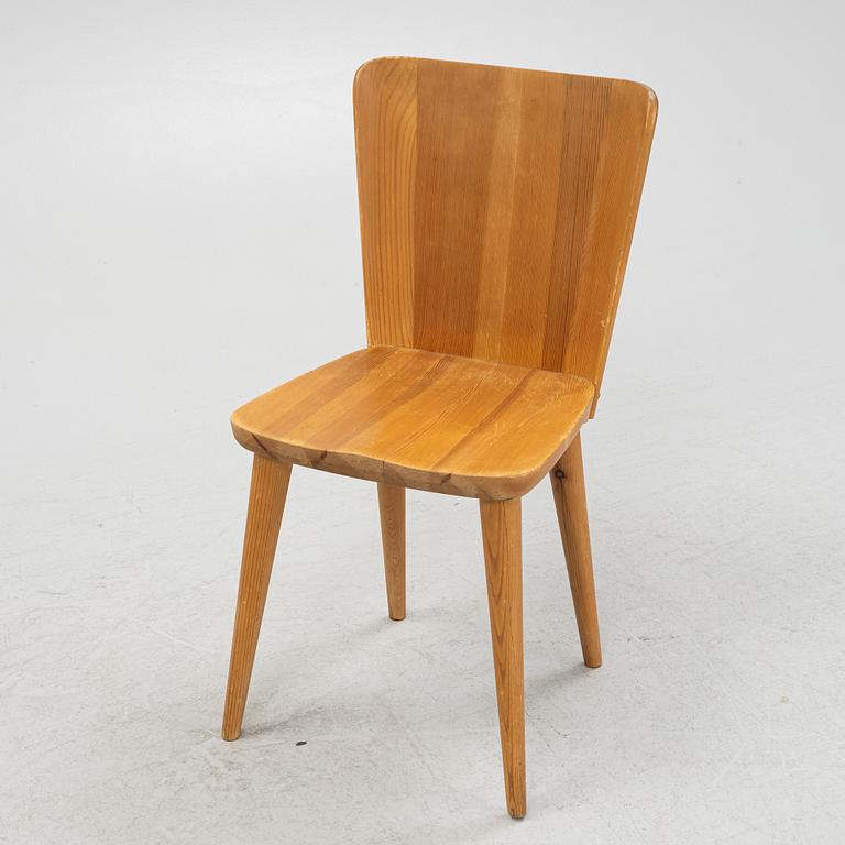 Göran Malmvall, stolar 4 st, "modell 510", Svensk Fur, Karl Andersson och söner, 1900-talets mitt.