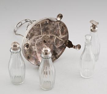 BORDSSURTOUT, silver, otydliga stämplar, 1800-tal.