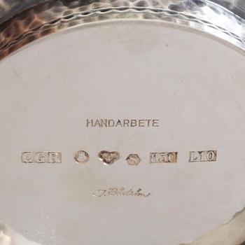 INGRID RÅSTRÖM, skål, silver, Råströms, Stockholm, 1985.