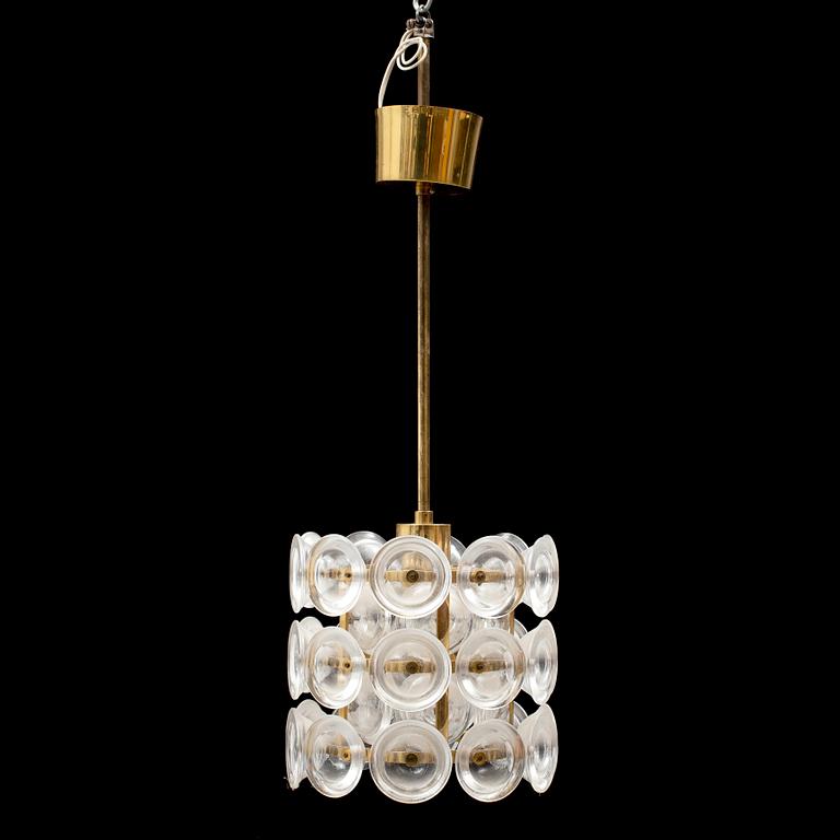 A second half of the 20th century ceiling light by Carl Fagerlund for Orrefors, model RD1846.