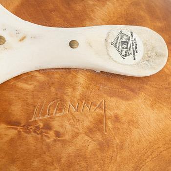 Lars Levi Sunna, a birch salt cellar, signed.