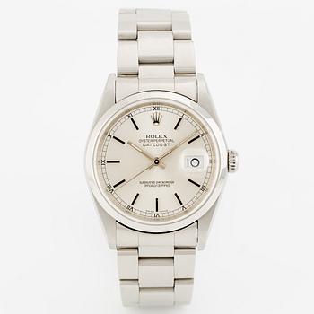 Rolex, Datejust, wristwatch, 36 mm.