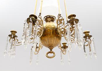 TAKFOTOGENLAMPA, omkring år 1900, reglerbar höjd ca 130 cm.