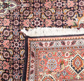 An old Bidjar carpet approx 210x138 cm.