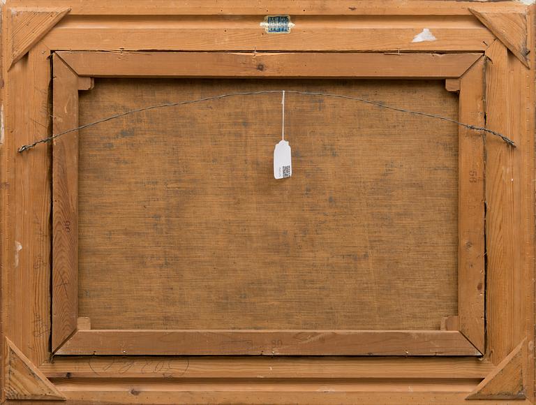 EMIL ZOIR, olja på duk, signerad.