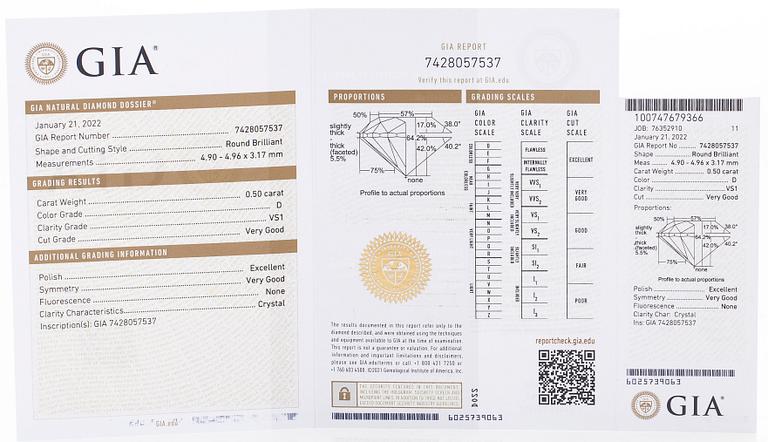 Earrings in 18K white gold set with brilliant-cut diamonds.