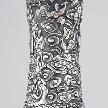 Vinkanna, silver. Qingdynastin, 1800-tal.