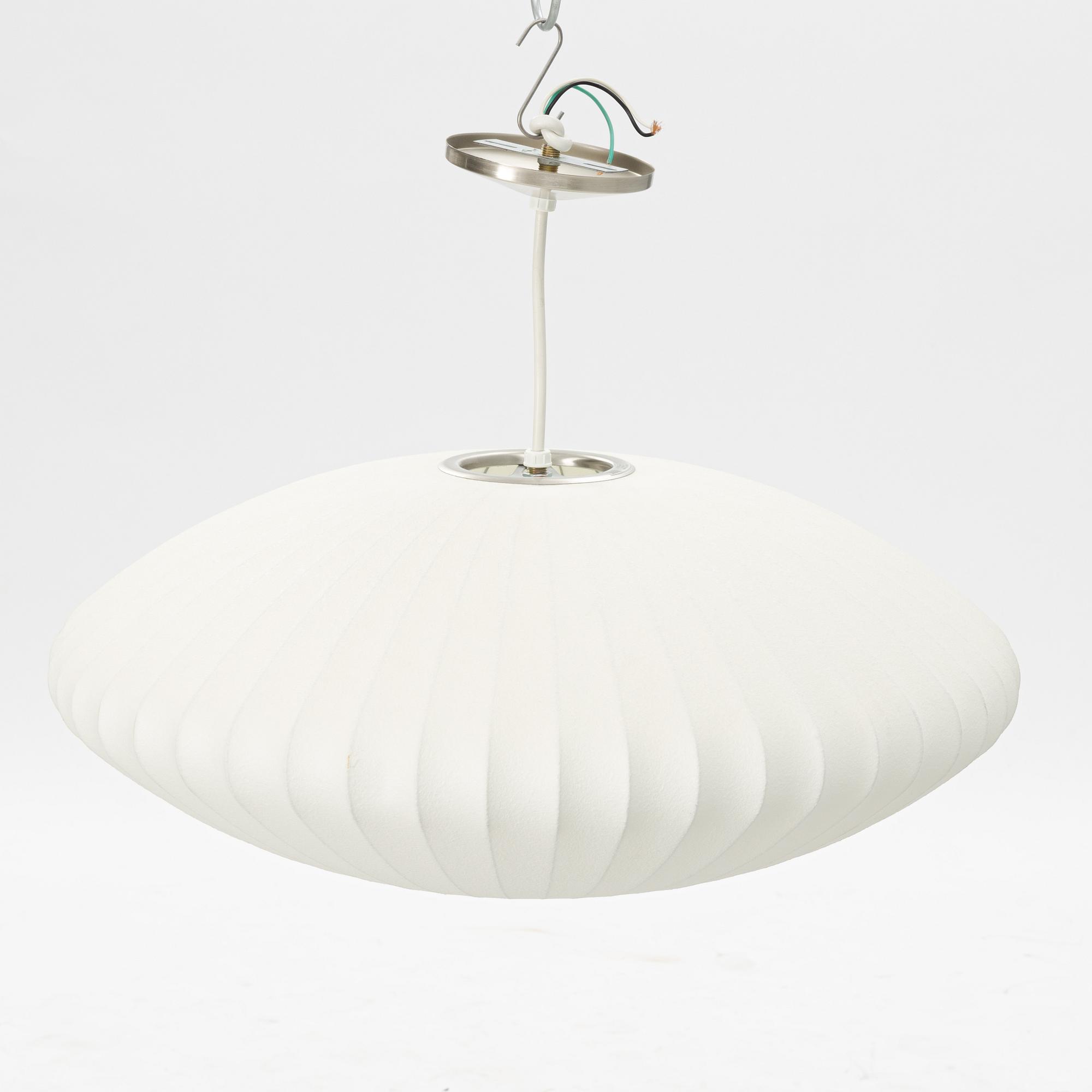 Georg Nelson, taklampa, "Saucer Bubble", Modernica.