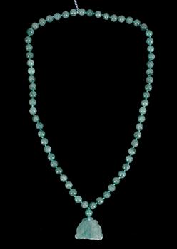COLLIER, aventurinkvarts. Kina.
