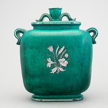 An urn with lid by Wilhelm Kåge for Gustavsberg, 1948.