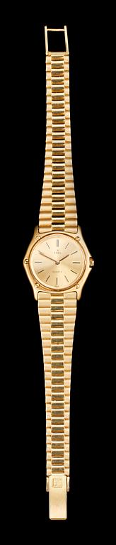 ARMBANDSUR, 18 k guld. Ebel. Vikt tot 70 g.